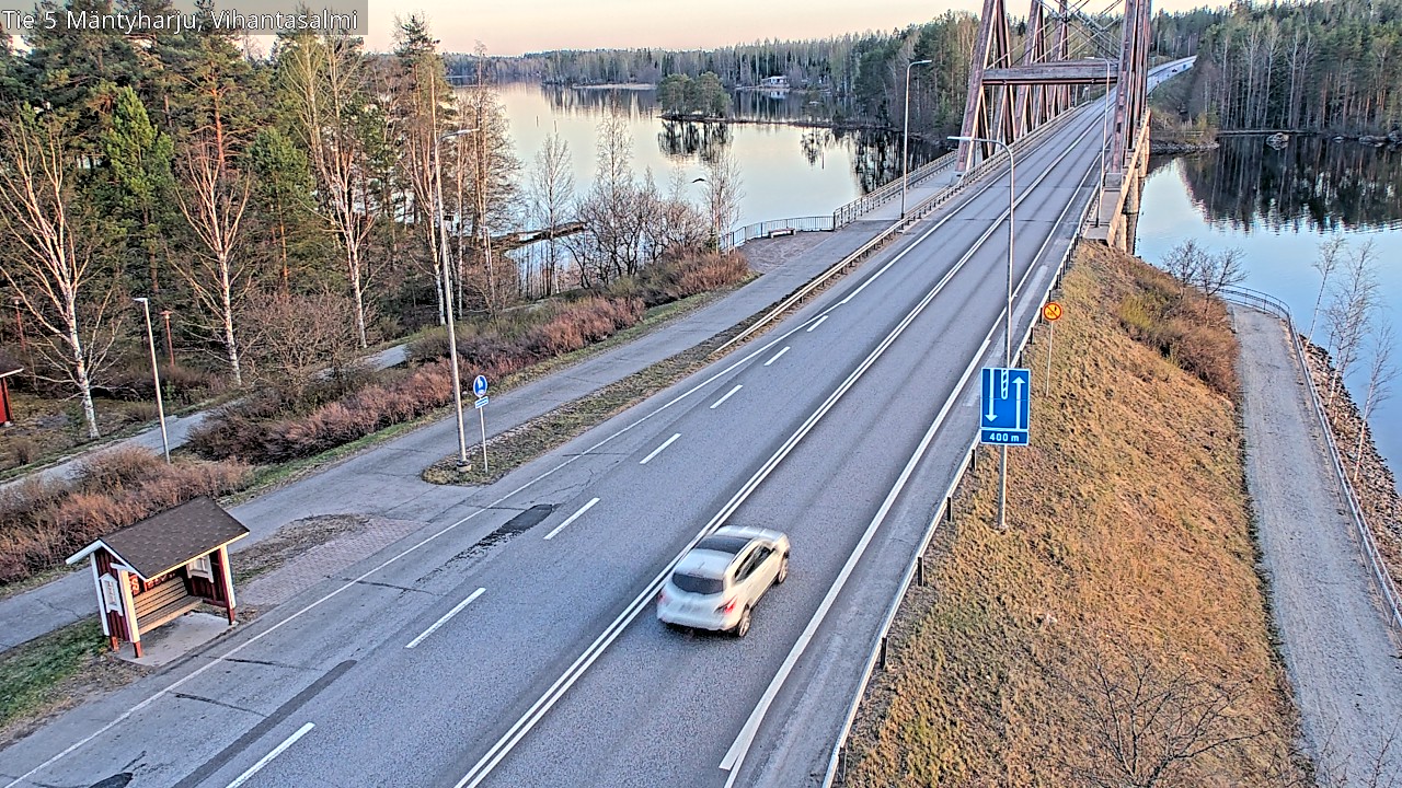 Weather Camera Image Road 5 Mäntyharju, Vihantasalm, Mäntyharju, Etelä-Savo