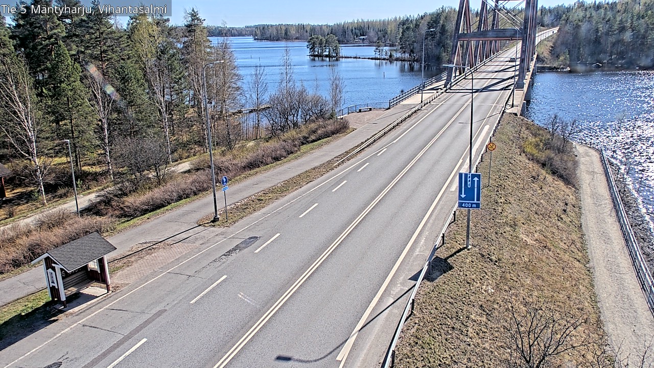 Weather Camera Image Road 5 Mäntyharju, Vihantasalm, Mäntyharju, Etelä-Savo
