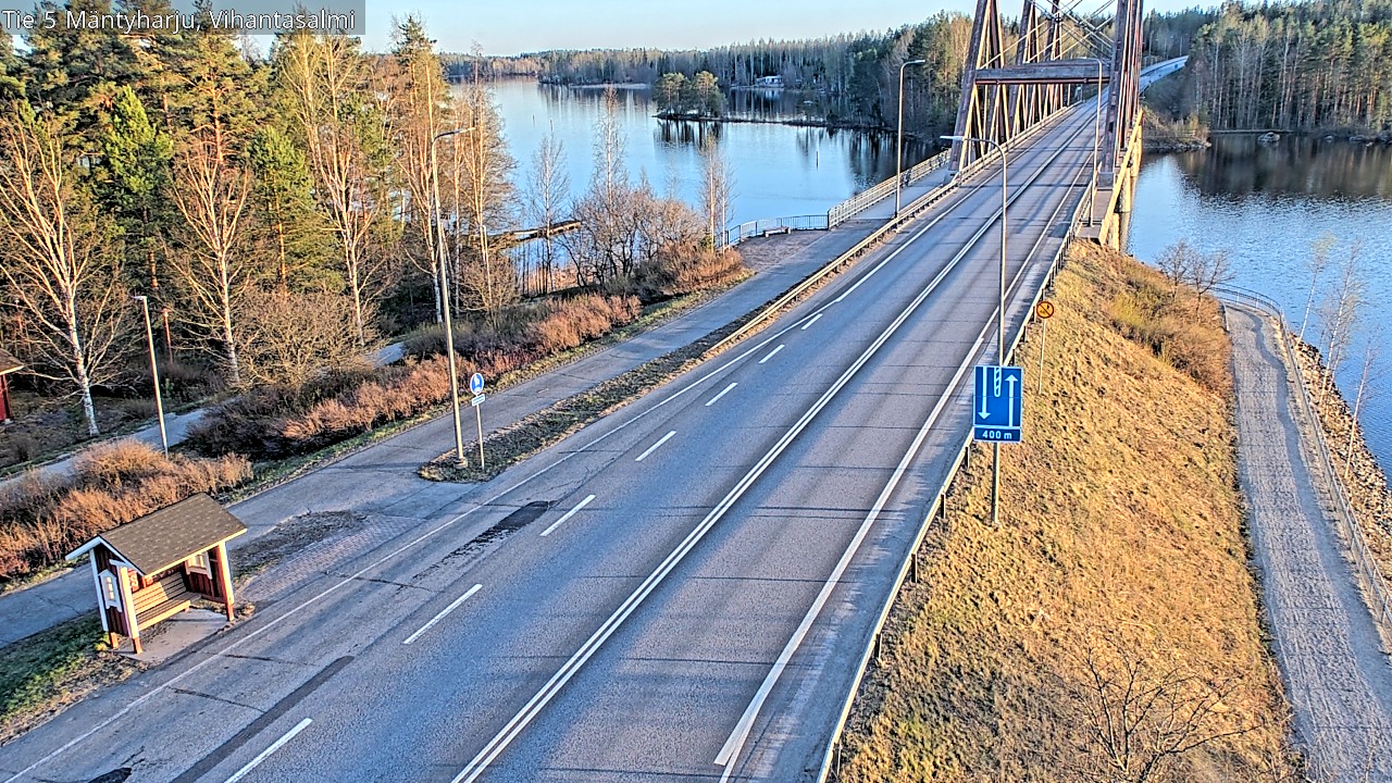 Weather Camera Image Road 5 Mäntyharju, Vihantasalm, Mäntyharju, Etelä-Savo