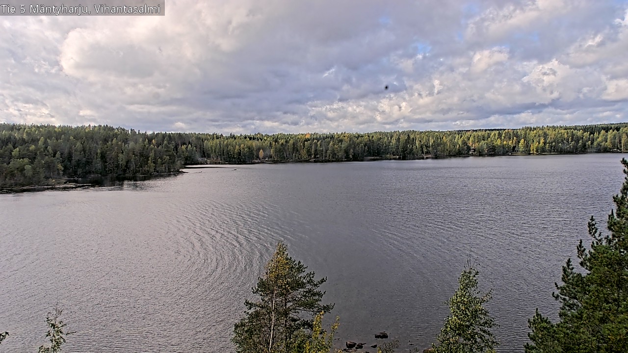 Weather Camera Image Väg 5 Mäntyharju, Vihantasal, Mäntyharju, Etelä-Savo