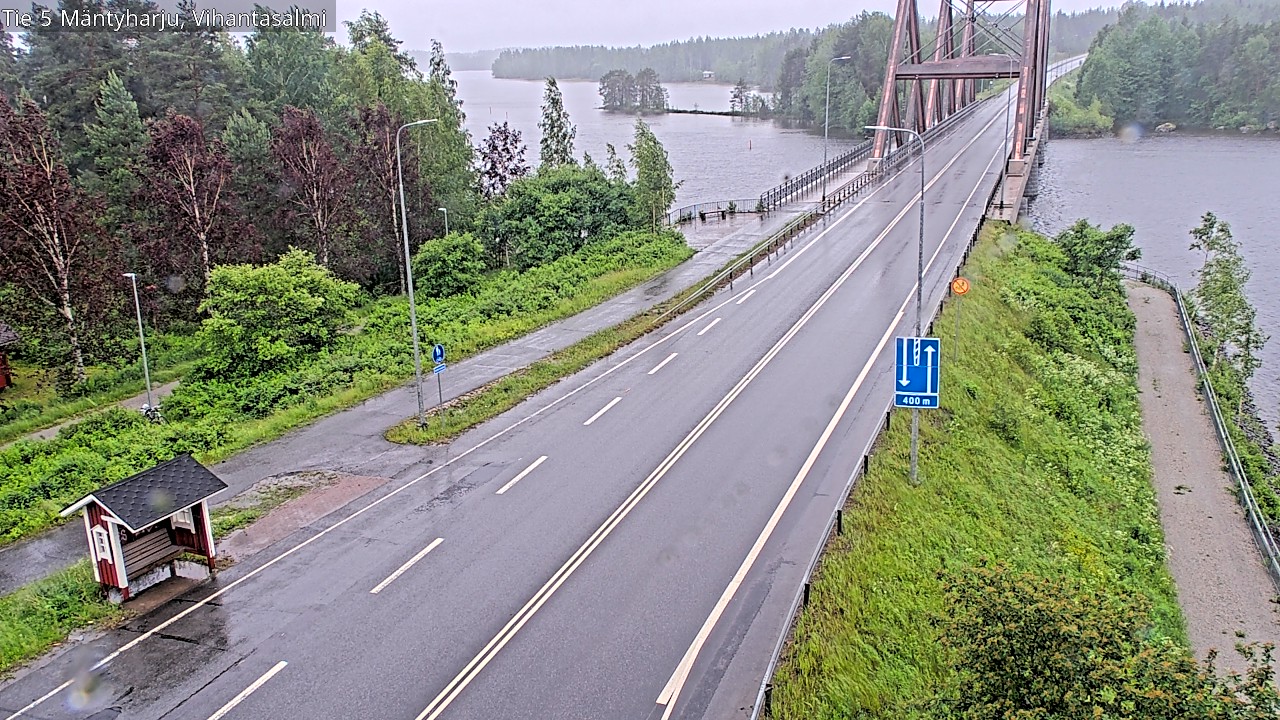 Weather Camera Image Road 5 Mäntyharju, Vihantasalm, Mäntyharju, Etelä-Savo