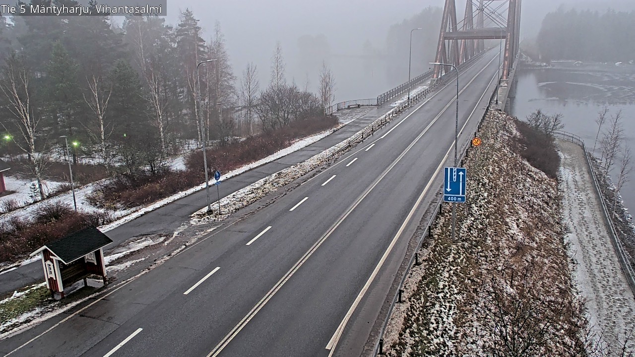 Weather Camera Image Road 5 Mäntyharju, Vihantasalm, Mäntyharju, Etelä-Savo