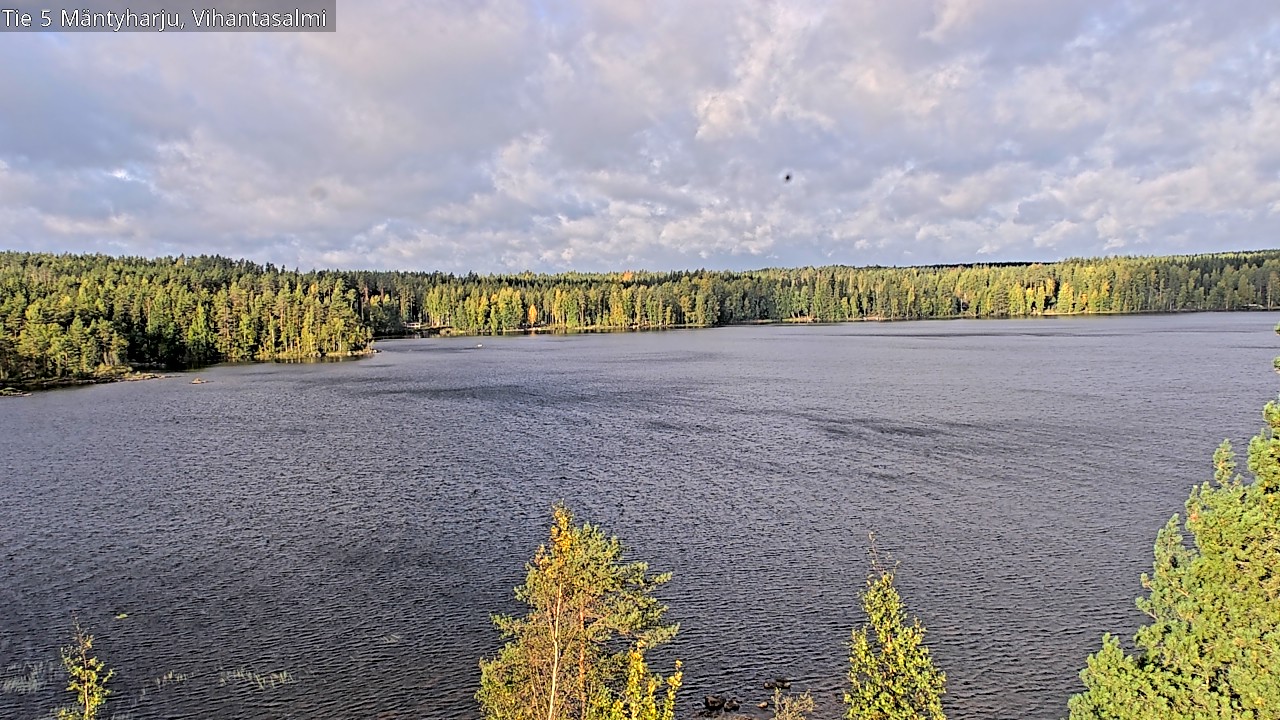 Weather Camera Image Väg 5 Mäntyharju, Vihantasal, Mäntyharju, Etelä-Savo