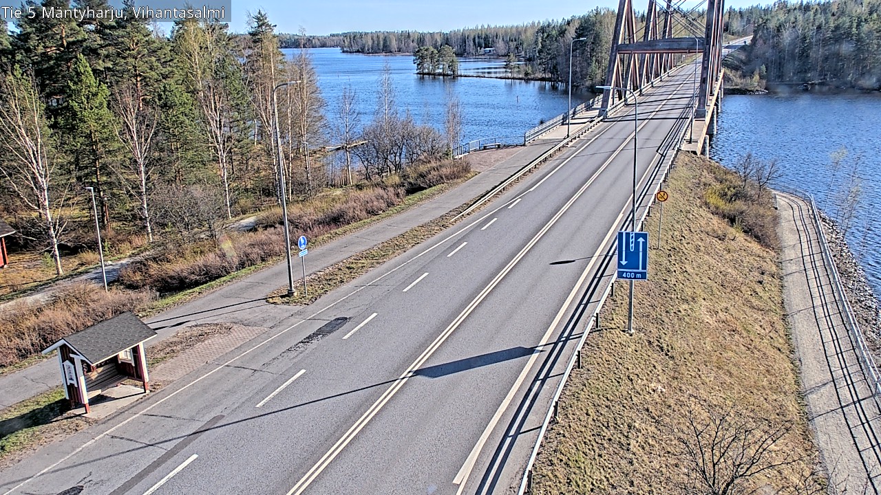 Weather Camera Image Road 5 Mäntyharju, Vihantasalm, Mäntyharju, Etelä-Savo