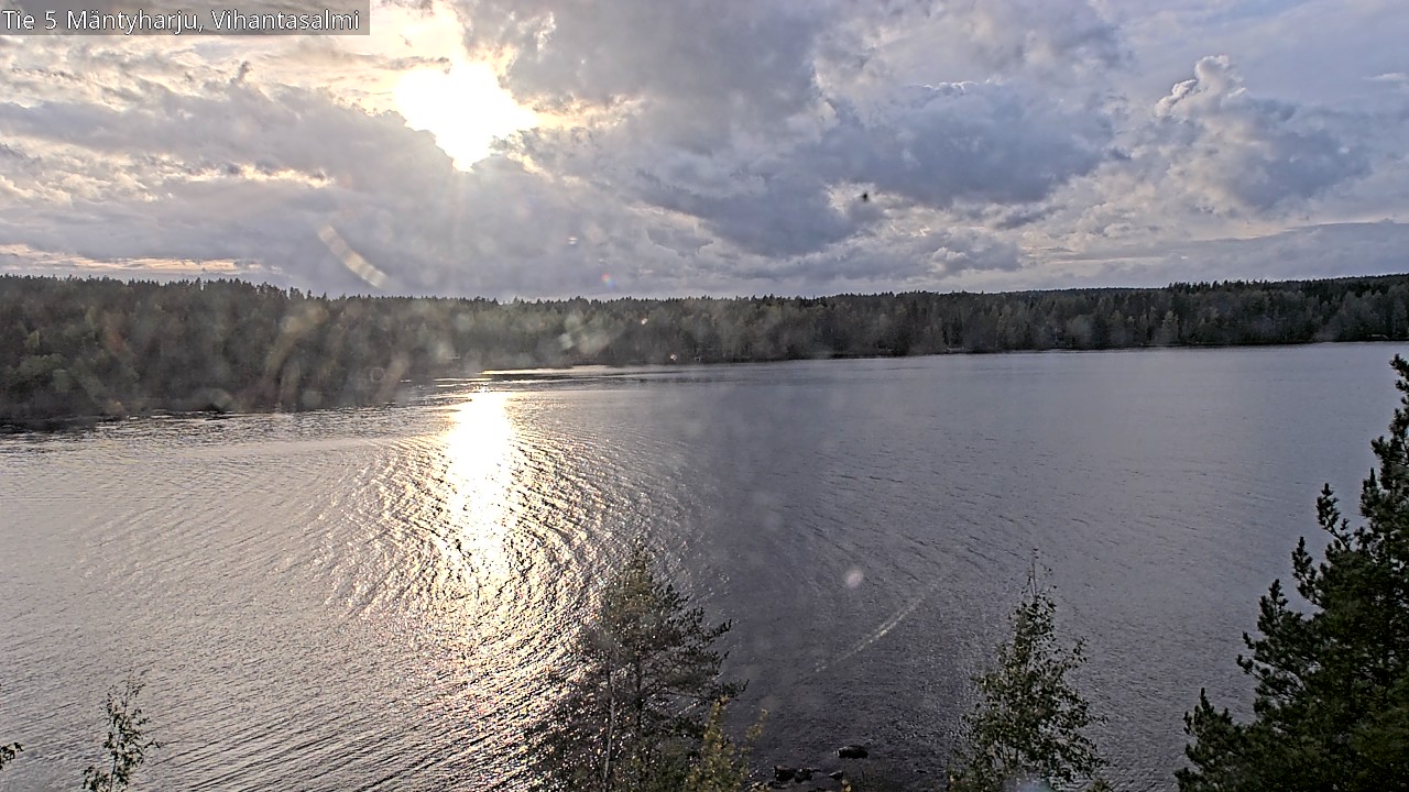 Weather Camera Image Väg 5 Mäntyharju, Vihantasal, Mäntyharju, Etelä-Savo
