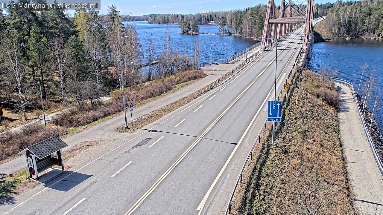 Weather Camera Image Road 5 Mäntyharju, Vihantasalm, Mäntyharju, Etelä-Savo