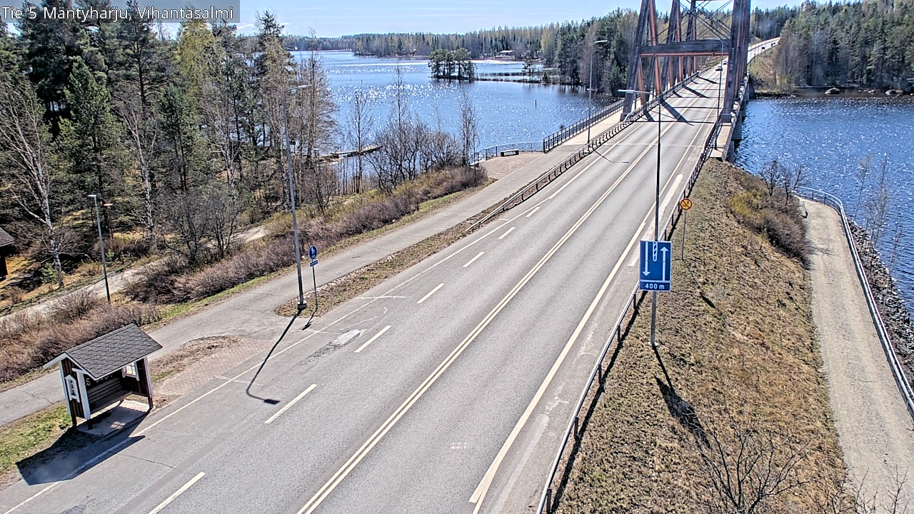 Weather Camera Image Road 5 Mäntyharju, Vihantasalm, Mäntyharju, Etelä-Savo