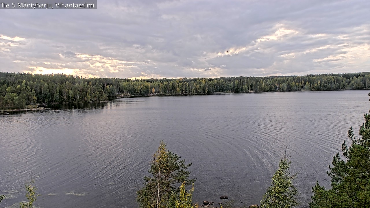 Weather Camera Image Väg 5 Mäntyharju, Vihantasal, Mäntyharju, Etelä-Savo