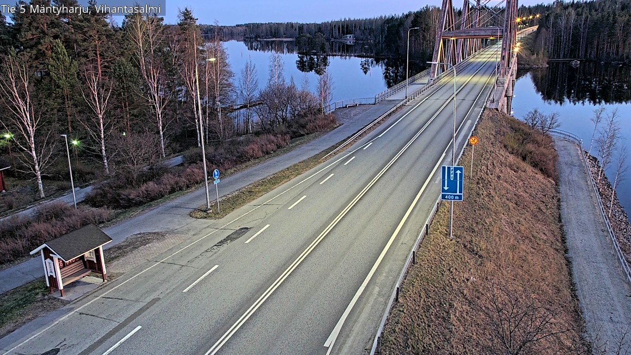 Weather Camera Image Road 5 Mäntyharju, Vihantasalm, Mäntyharju, Etelä-Savo