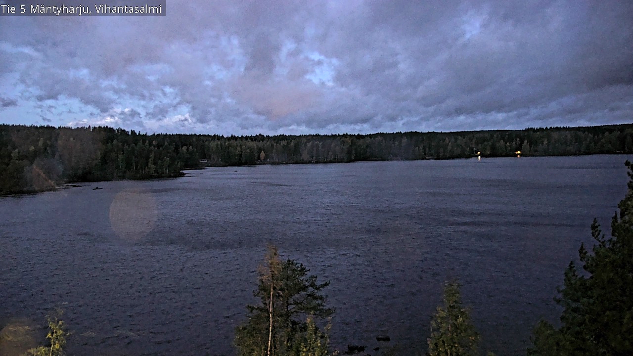 Weather Camera Image Väg 5 Mäntyharju, Vihantasal, Mäntyharju, Etelä-Savo