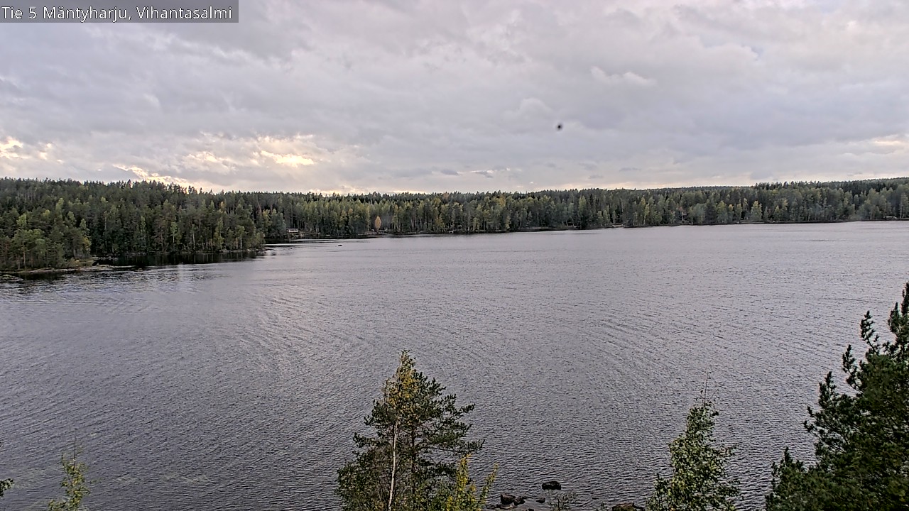 Weather Camera Image Väg 5 Mäntyharju, Vihantasal, Mäntyharju, Etelä-Savo
