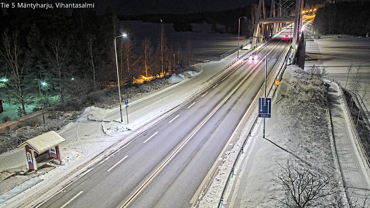 Weather Camera Image Väg 5 Mäntyharju, Vihantasal, Mäntyharju, Etelä-Savo