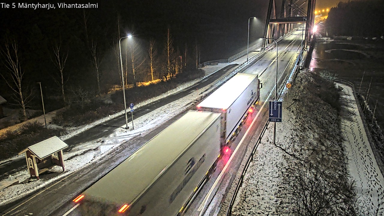 Weather Camera Image Road 5 Mäntyharju, Vihantasalm, Mäntyharju, Etelä-Savo