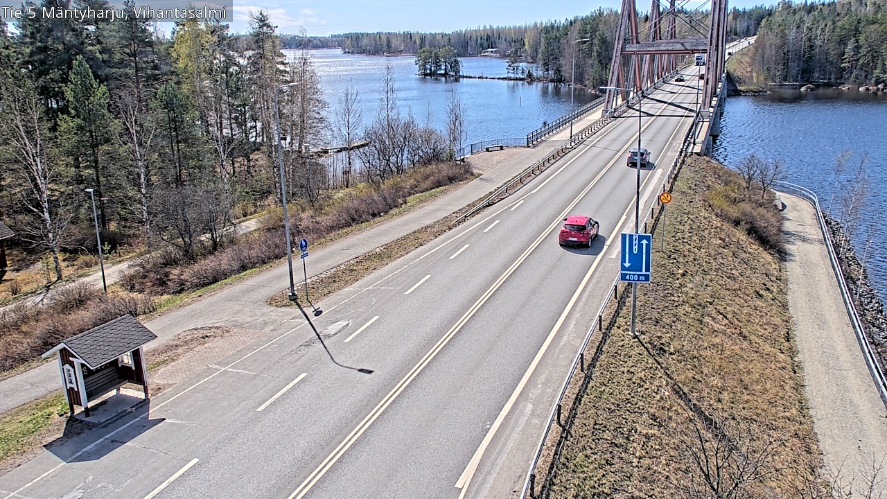 Weather Camera Image Road 5 Mäntyharju, Vihantasalm, Mäntyharju, Etelä-Savo