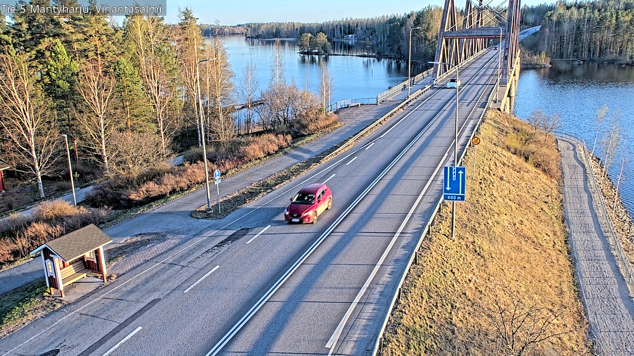 Weather Camera Image Road 5 Mäntyharju, Vihantasalm, Mäntyharju, Etelä-Savo