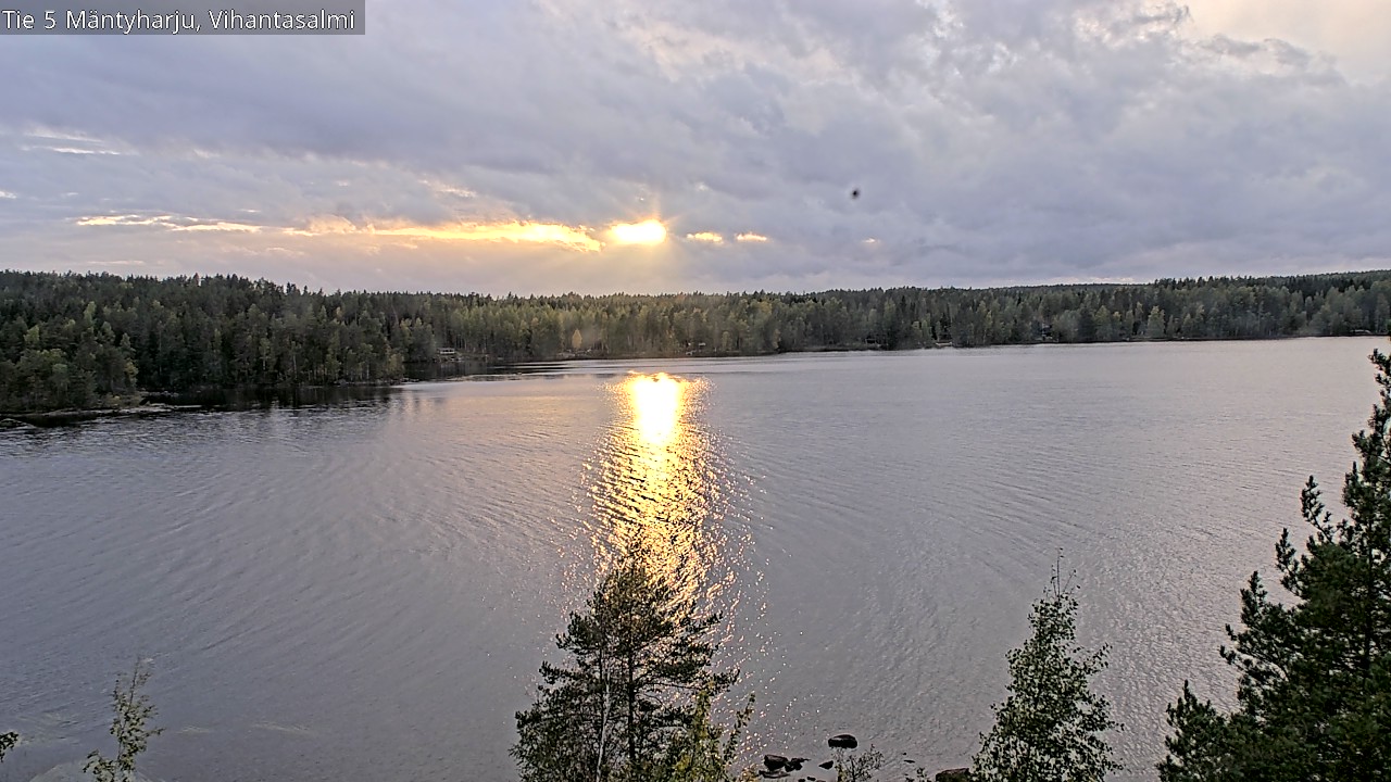 Weather Camera Image Väg 5 Mäntyharju, Vihantasal, Mäntyharju, Etelä-Savo