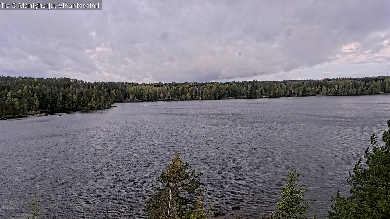 Weather Camera Image Väg 5 Mäntyharju, Vihantasal, Mäntyharju, Etelä-Savo