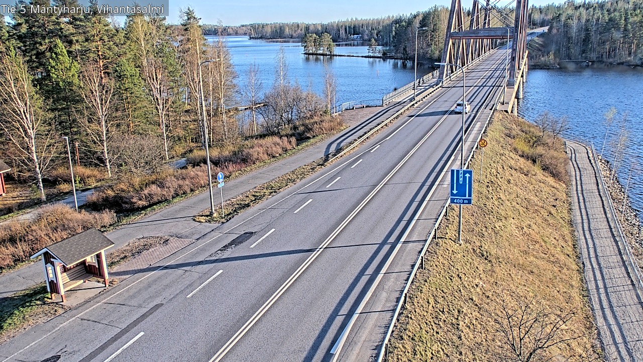 Weather Camera Image Road 5 Mäntyharju, Vihantasalm, Mäntyharju, Etelä-Savo