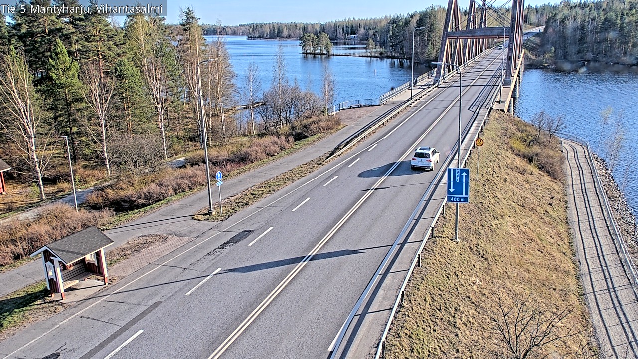 Weather Camera Image Road 5 Mäntyharju, Vihantasalm, Mäntyharju, Etelä-Savo