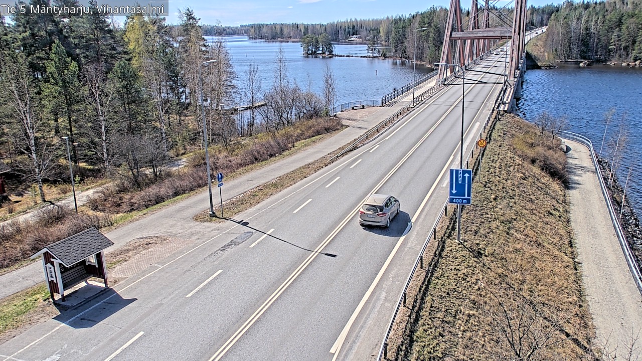 Weather Camera Image Road 5 Mäntyharju, Vihantasalm, Mäntyharju, Etelä-Savo