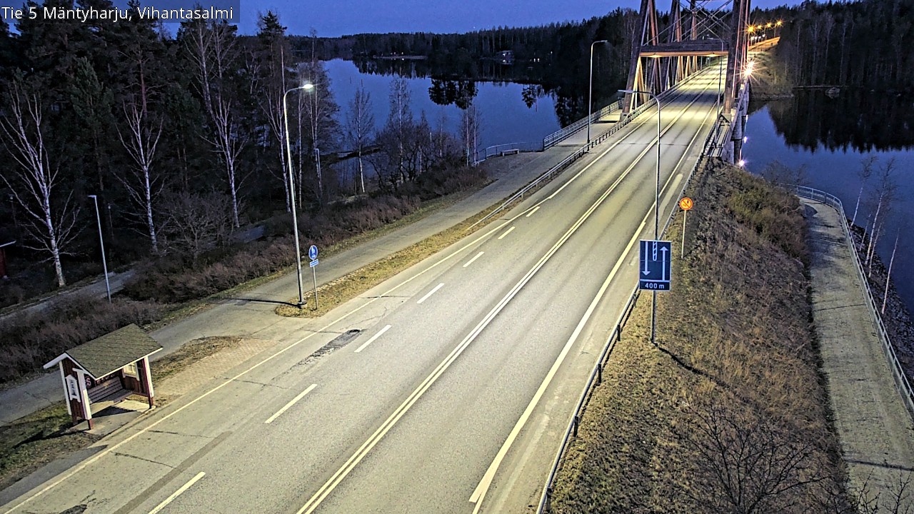 Weather Camera Image Road 5 Mäntyharju, Vihantasalm, Mäntyharju, Etelä-Savo