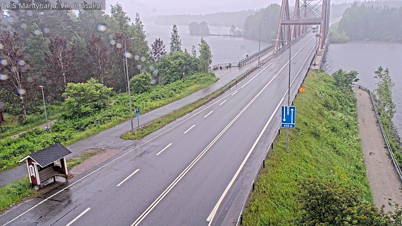 Weather Camera Image Road 5 Mäntyharju, Vihantasalm, Mäntyharju, Etelä-Savo