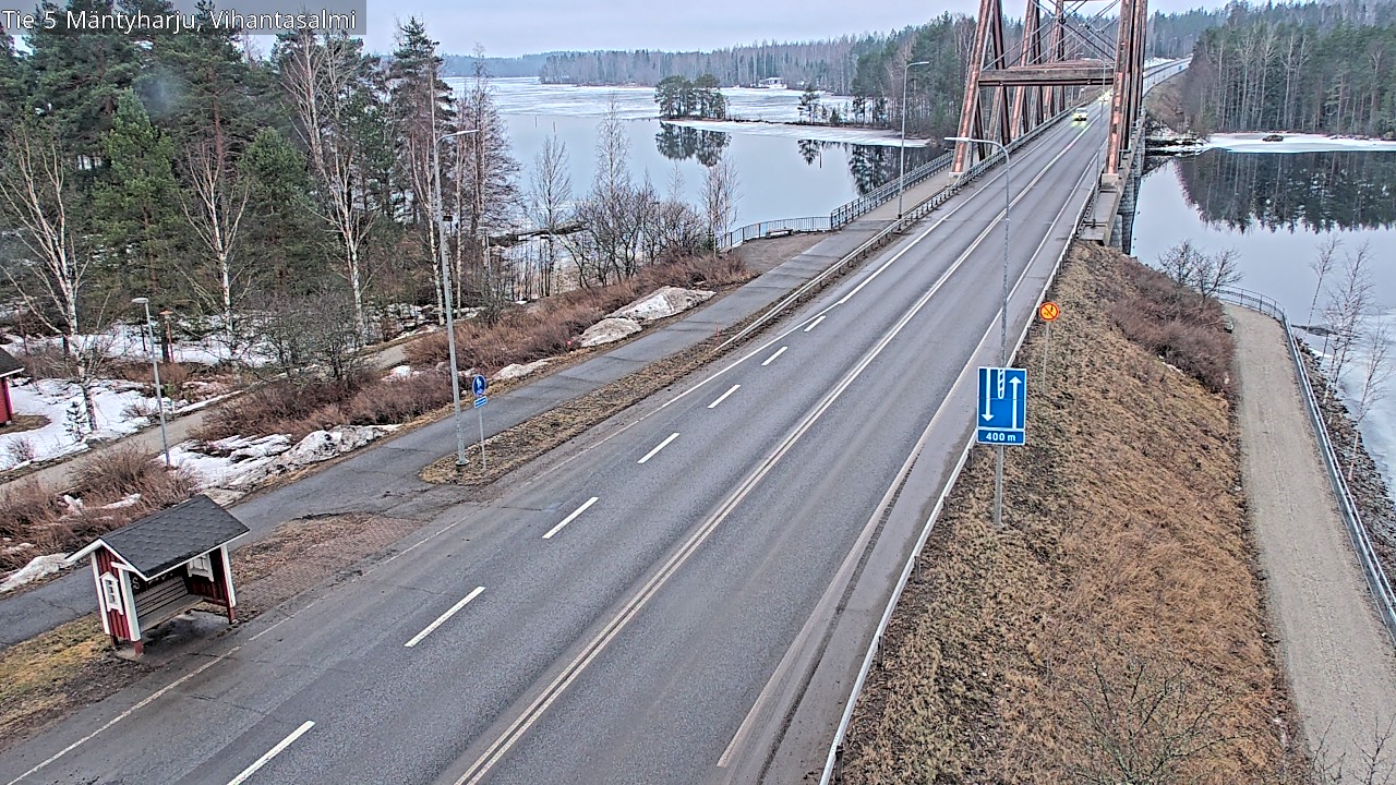 Weather Camera Image Road 5 Mäntyharju, Vihantasalm, Mäntyharju, Etelä-Savo