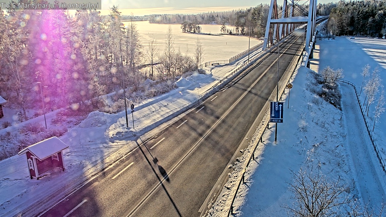Weather Camera Image Road 5 Mäntyharju, Vihantasalm, Mäntyharju, Etelä-Savo