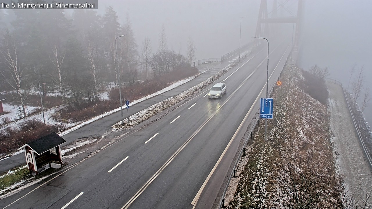Weather Camera Image Road 5 Mäntyharju, Vihantasalm, Mäntyharju, Etelä-Savo