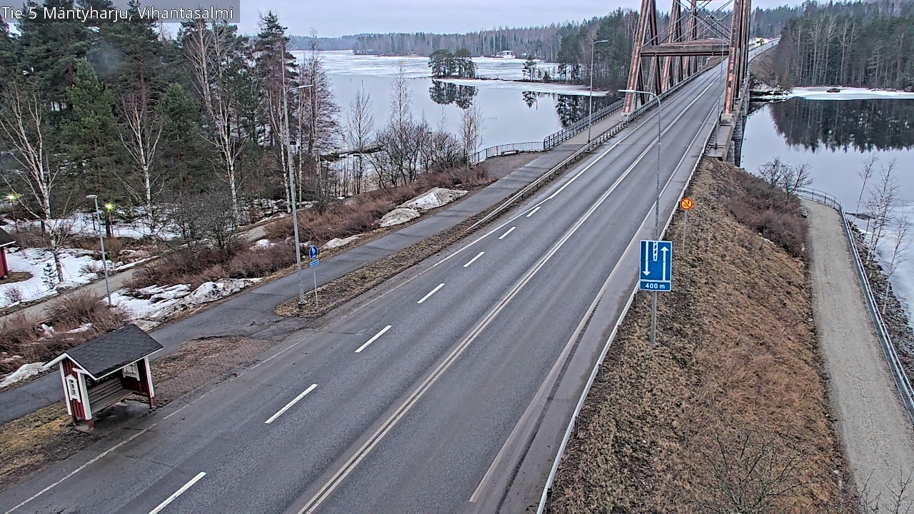 Weather Camera Image Road 5 Mäntyharju, Vihantasalm, Mäntyharju, Etelä-Savo