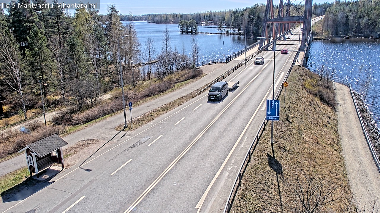 Weather Camera Image Road 5 Mäntyharju, Vihantasalm, Mäntyharju, Etelä-Savo