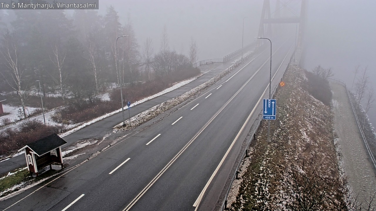 Weather Camera Image Road 5 Mäntyharju, Vihantasalm, Mäntyharju, Etelä-Savo