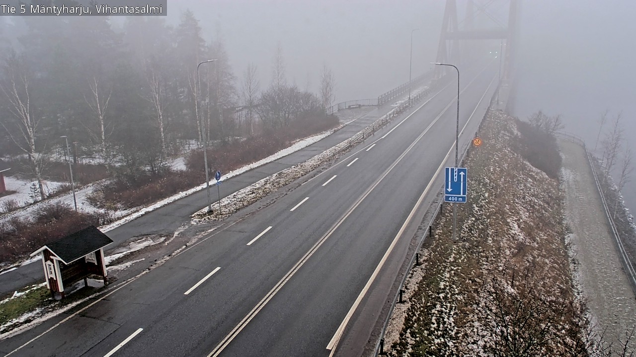 Weather Camera Image Road 5 Mäntyharju, Vihantasalm, Mäntyharju, Etelä-Savo