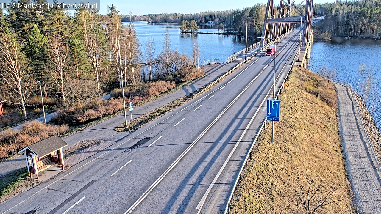 Weather Camera Image Road 5 Mäntyharju, Vihantasalm, Mäntyharju, Etelä-Savo