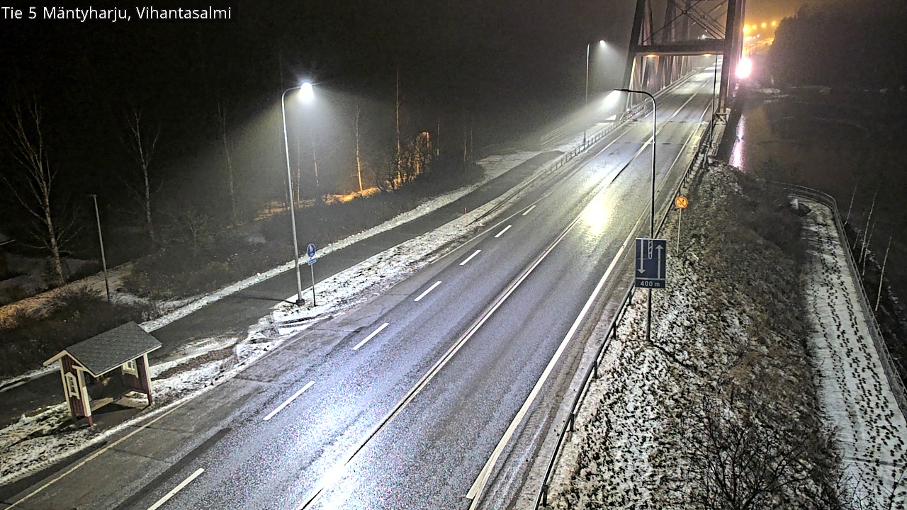 Weather Camera Image Road 5 Mäntyharju, Vihantasalm, Mäntyharju, Etelä-Savo