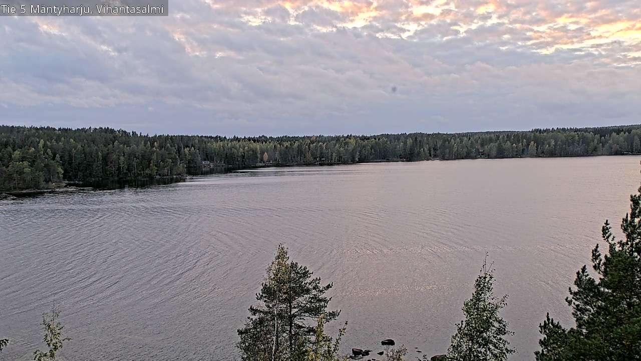 Weather Camera Image Väg 5 Mäntyharju, Vihantasal, Mäntyharju, Etelä-Savo