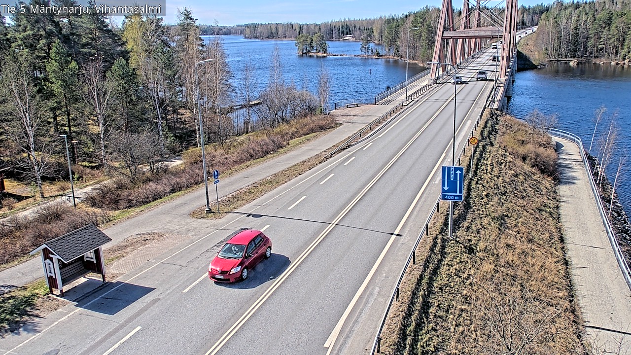 Weather Camera Image Road 5 Mäntyharju, Vihantasalm, Mäntyharju, Etelä-Savo