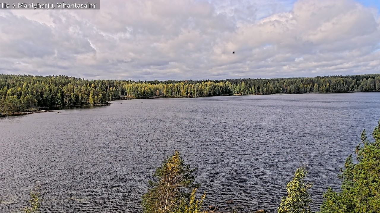 Weather Camera Image Väg 5 Mäntyharju, Vihantasal, Mäntyharju, Etelä-Savo