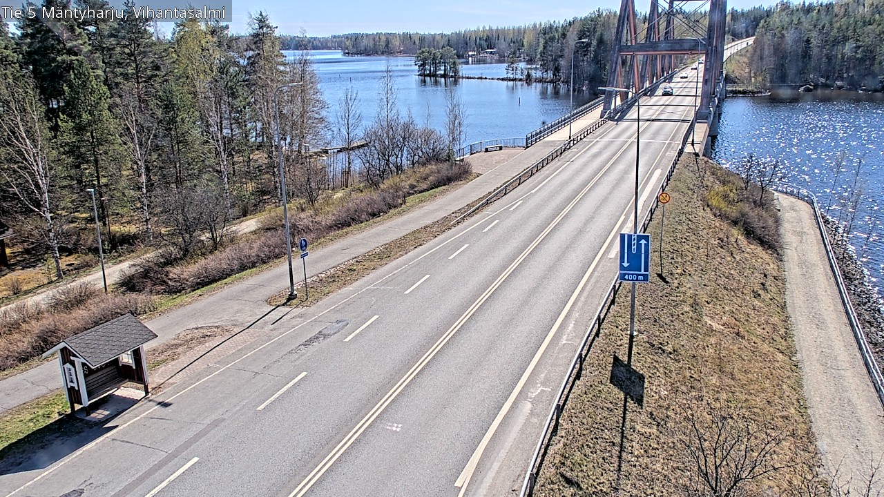 Weather Camera Image Road 5 Mäntyharju, Vihantasalm, Mäntyharju, Etelä-Savo