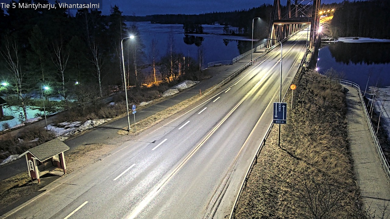 Weather Camera Image Road 5 Mäntyharju, Vihantasalm, Mäntyharju, Etelä-Savo