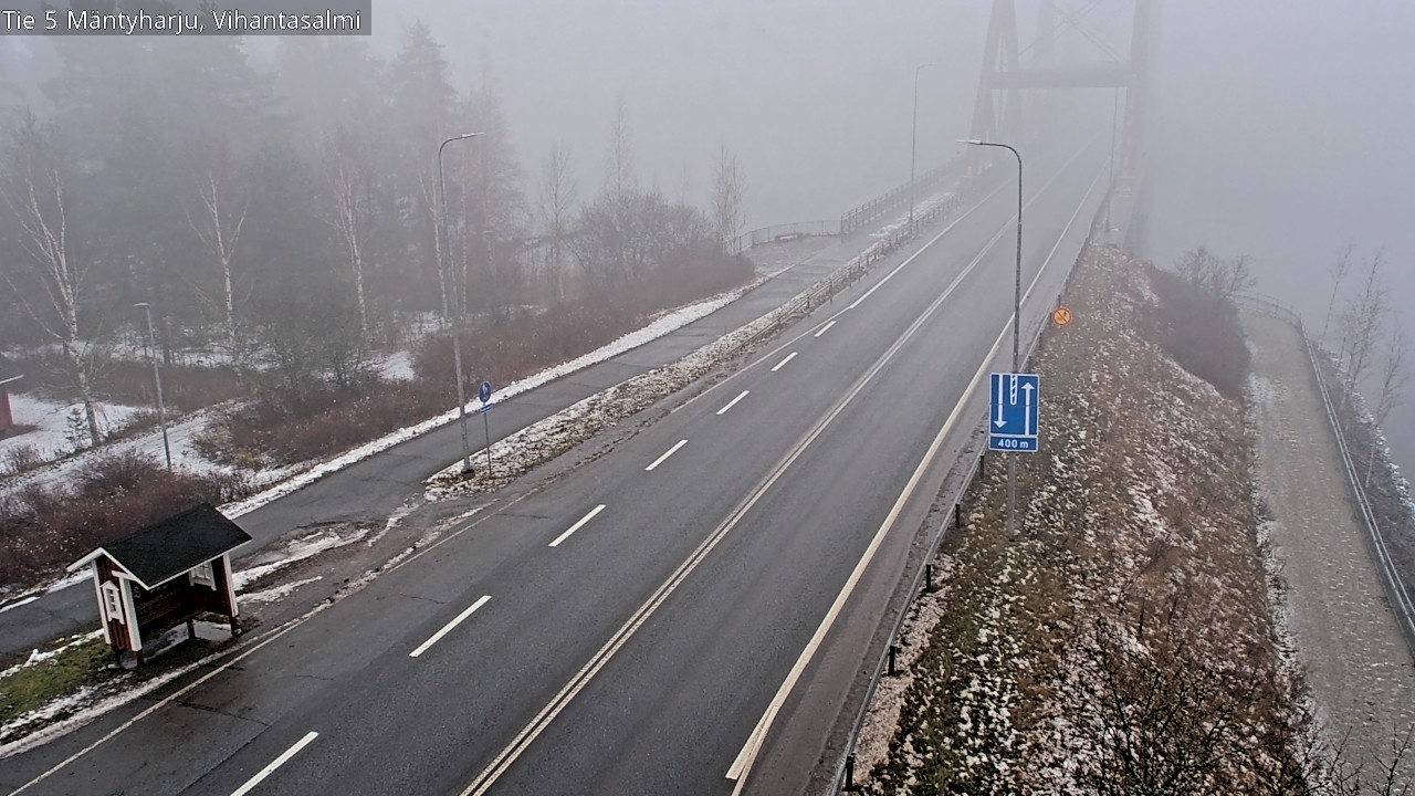 Weather Camera Image Road 5 Mäntyharju, Vihantasalm, Mäntyharju, Etelä-Savo