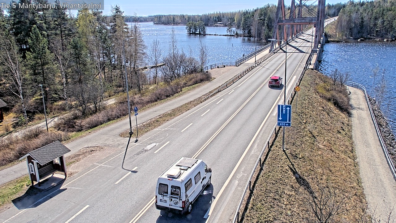 Weather Camera Image Road 5 Mäntyharju, Vihantasalm, Mäntyharju, Etelä-Savo