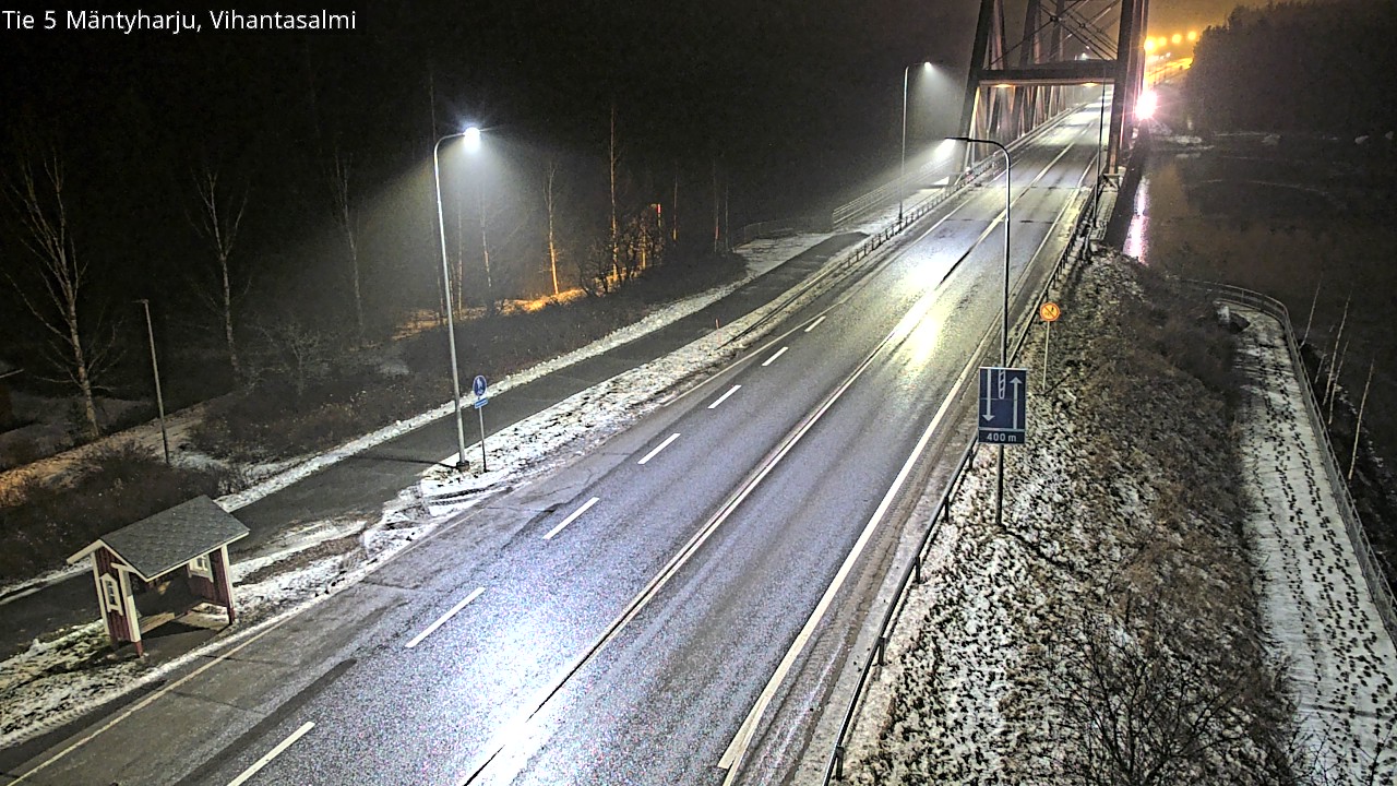 Weather Camera Image Road 5 Mäntyharju, Vihantasalm, Mäntyharju, Etelä-Savo