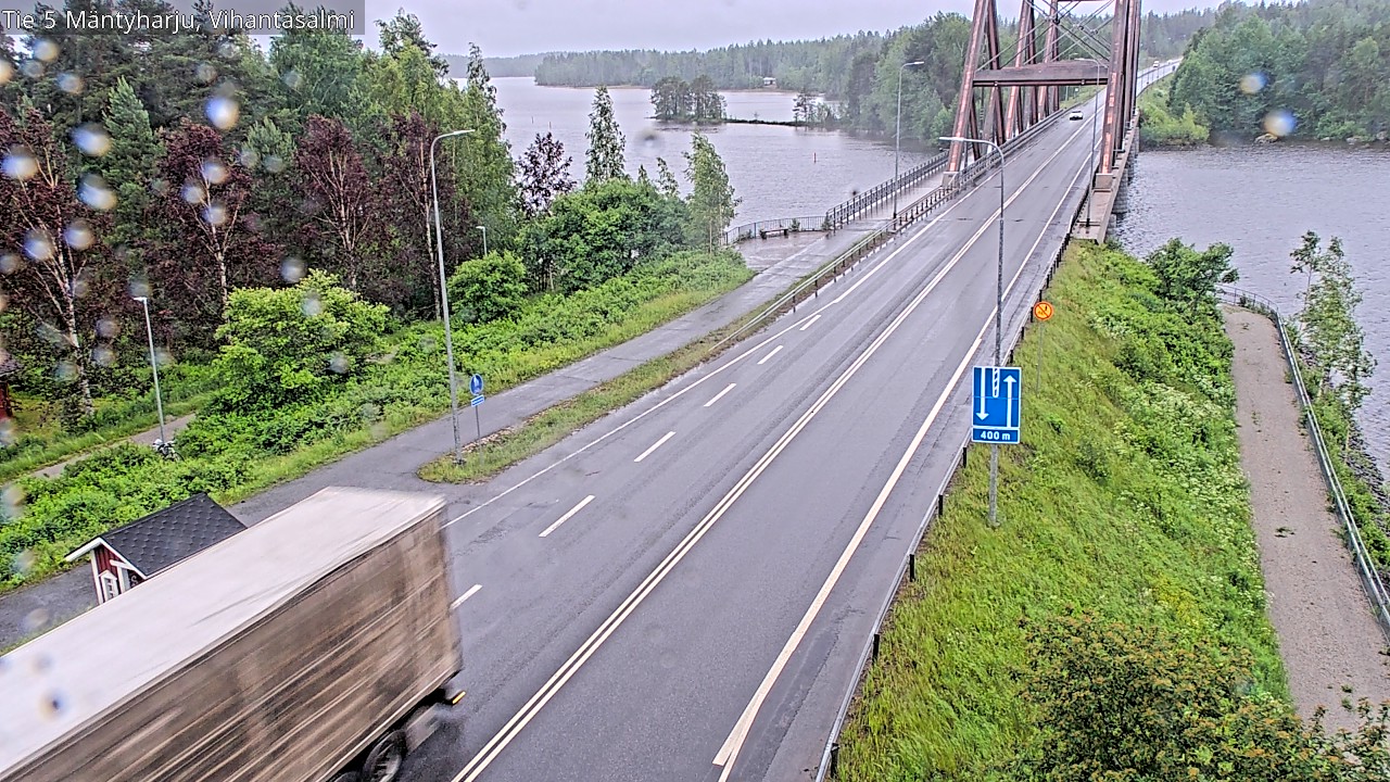 Weather Camera Image Road 5 Mäntyharju, Vihantasalm, Mäntyharju, Etelä-Savo