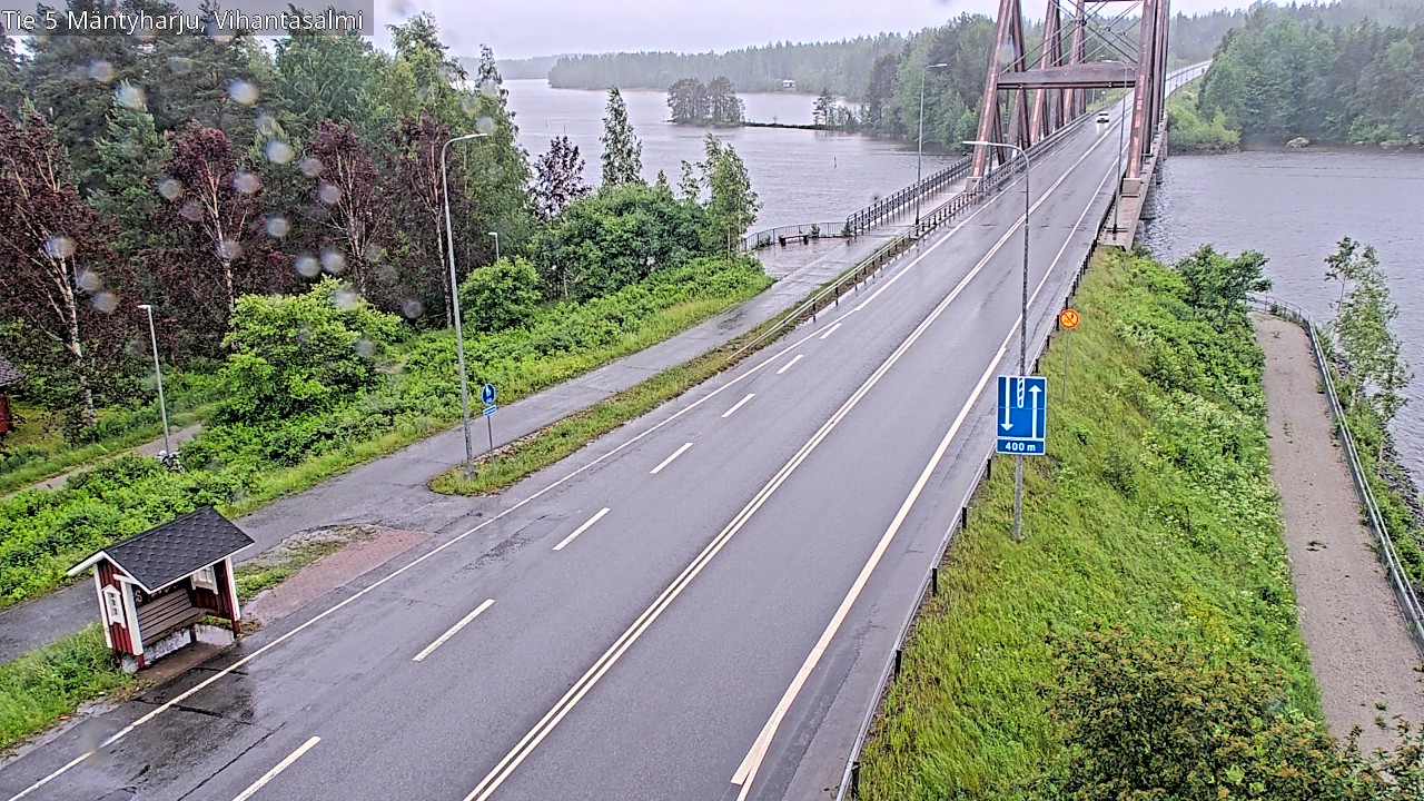 Weather Camera Image Road 5 Mäntyharju, Vihantasalm, Mäntyharju, Etelä-Savo