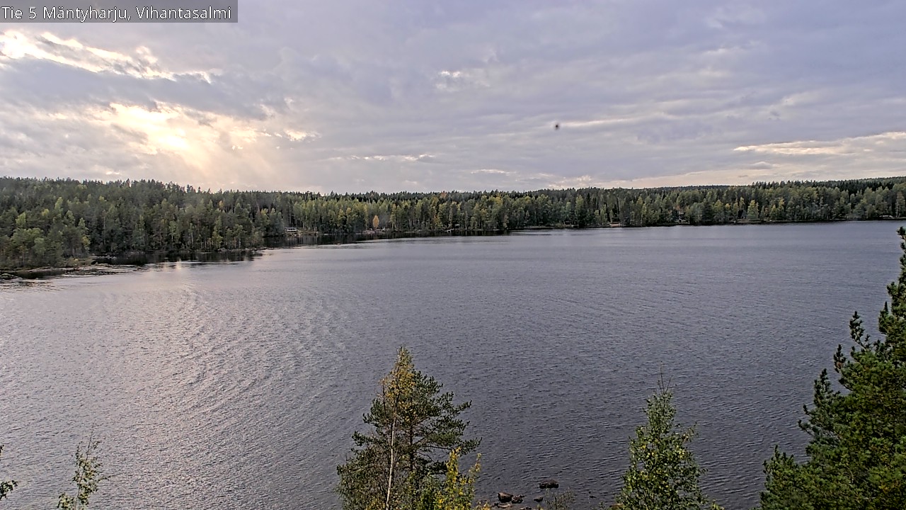 Weather Camera Image Väg 5 Mäntyharju, Vihantasal, Mäntyharju, Etelä-Savo