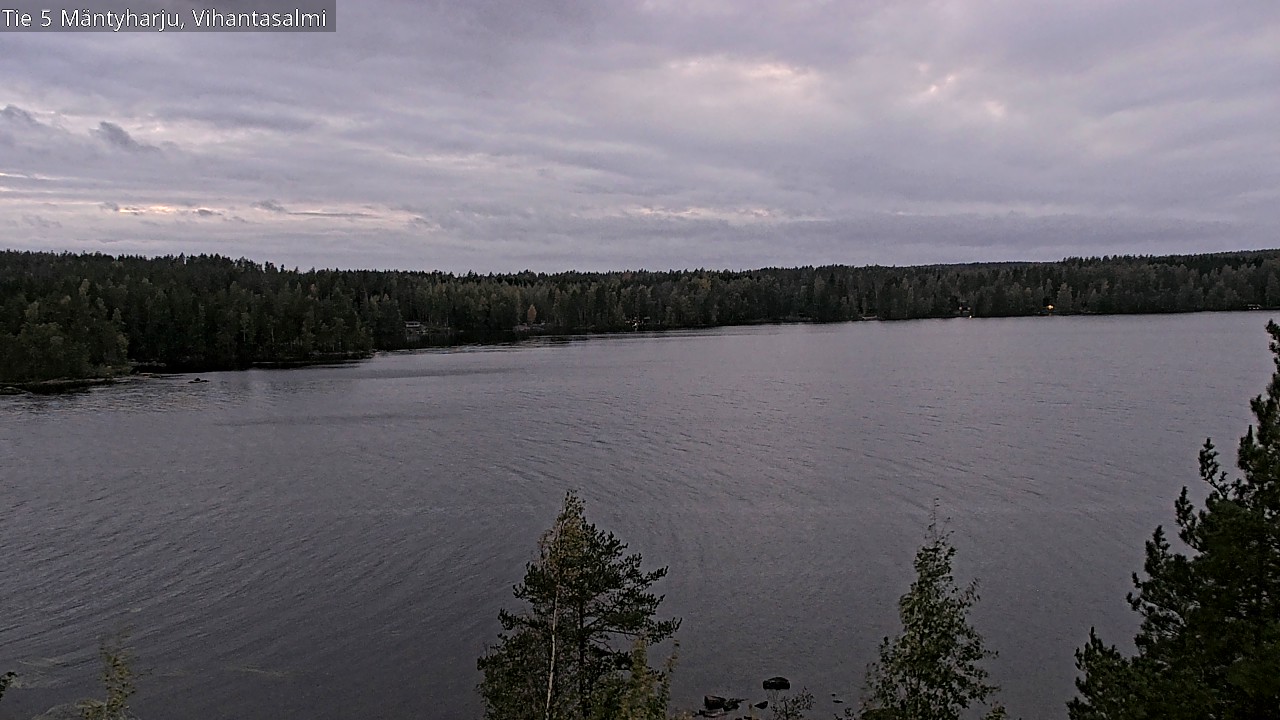 Weather Camera Image Väg 5 Mäntyharju, Vihantasal, Mäntyharju, Etelä-Savo
