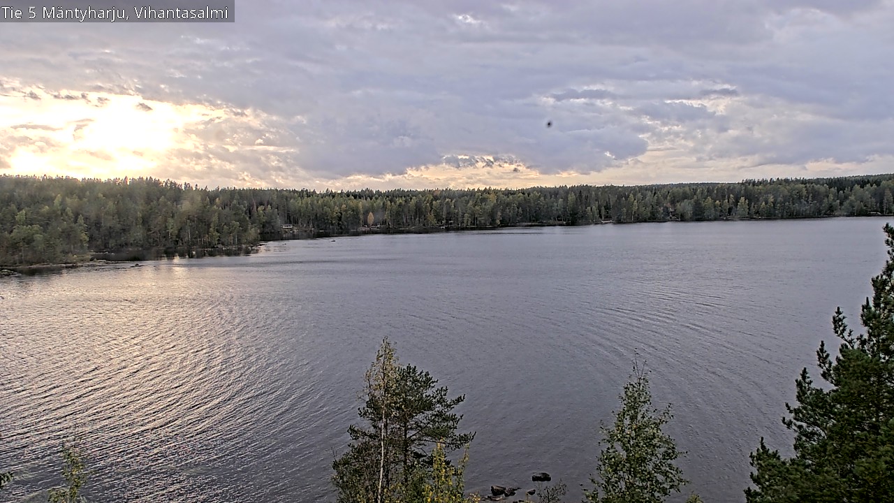 Weather Camera Image Väg 5 Mäntyharju, Vihantasal, Mäntyharju, Etelä-Savo