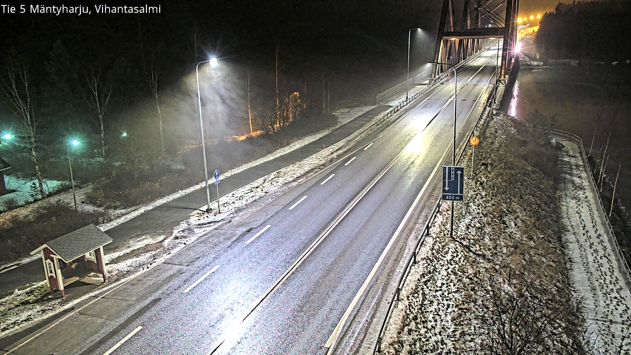 Weather Camera Image Road 5 Mäntyharju, Vihantasalm, Mäntyharju, Etelä-Savo