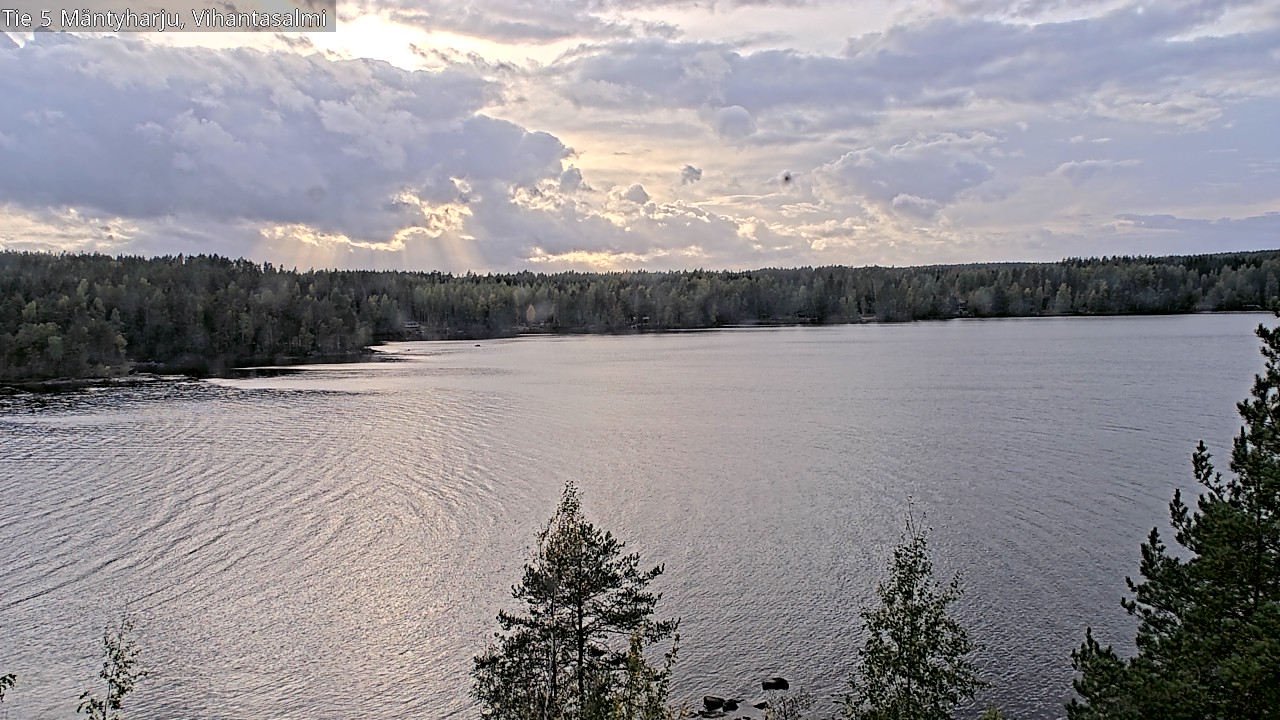 Weather Camera Image Väg 5 Mäntyharju, Vihantasal, Mäntyharju, Etelä-Savo